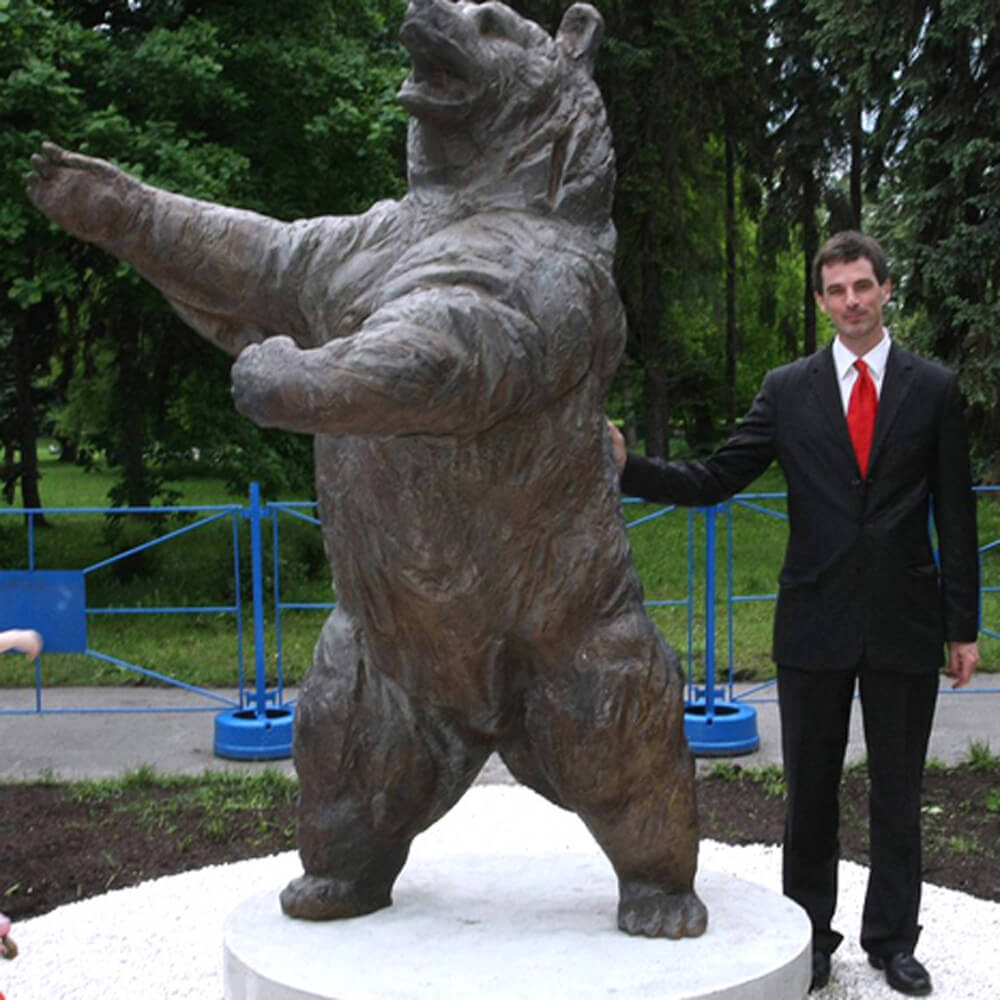 Modern Bear Sculpture