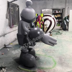Cartoon Animal Sculpture (2)