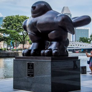 Fernando bird Botero sculpture (1)