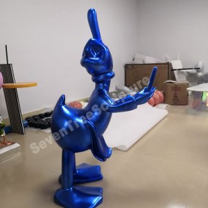 Fiberglass Donald Duck sculpture (2)