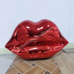 Fiberglass lip sculpture (4)