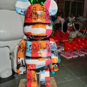 Fiberglass High Quality Mona Lisa Bearbrick Sculpture