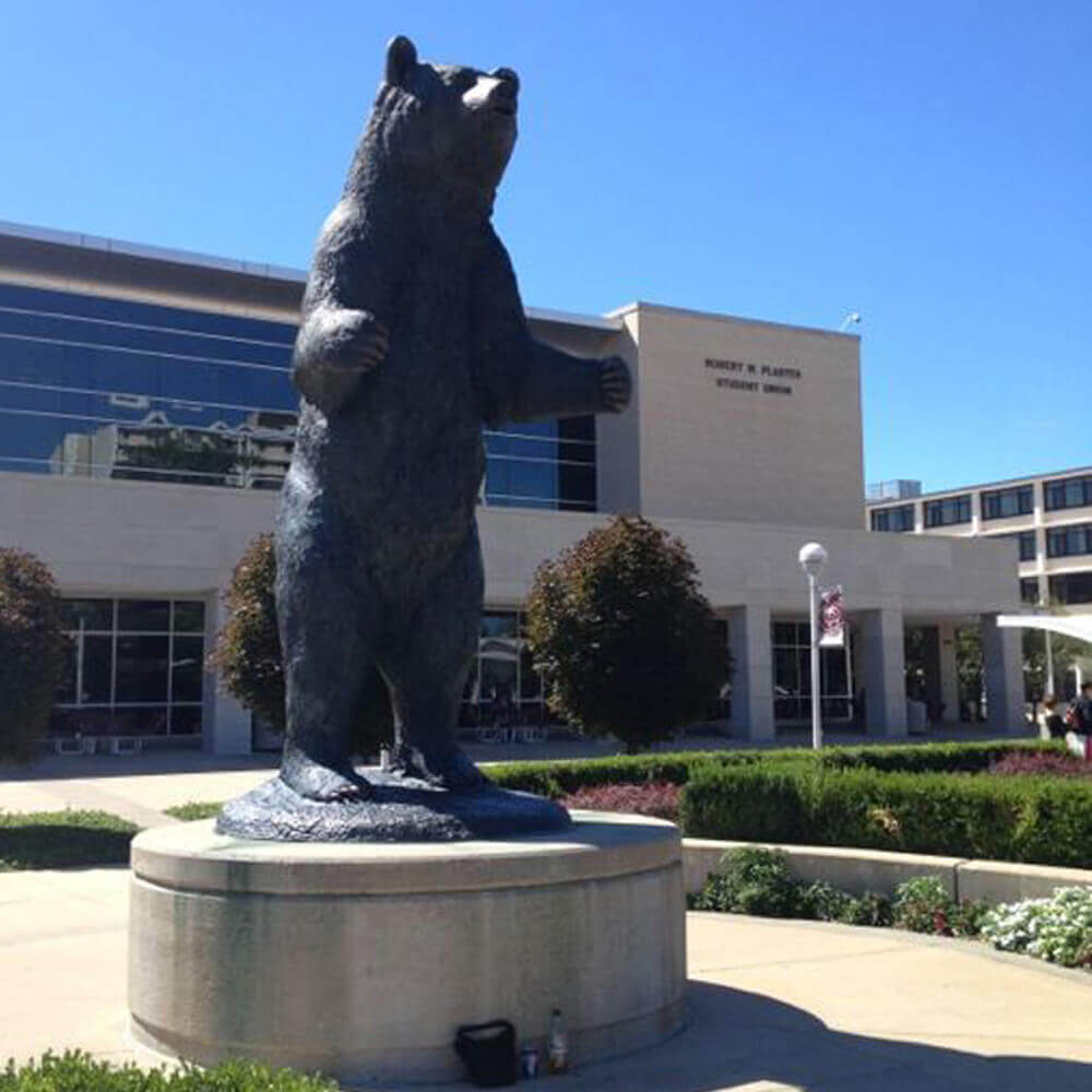 Bronze Bear Sculpture