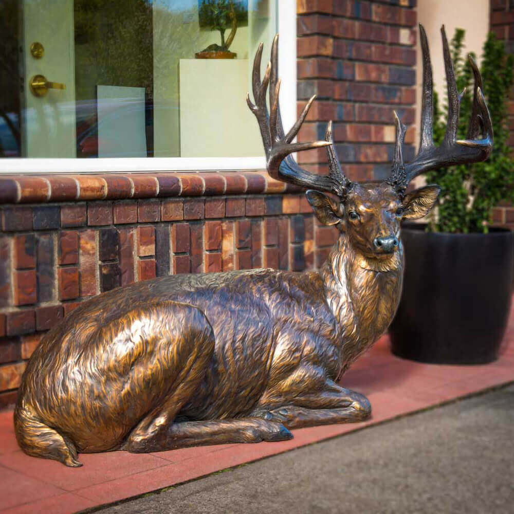 bronze deer sculpture (10)