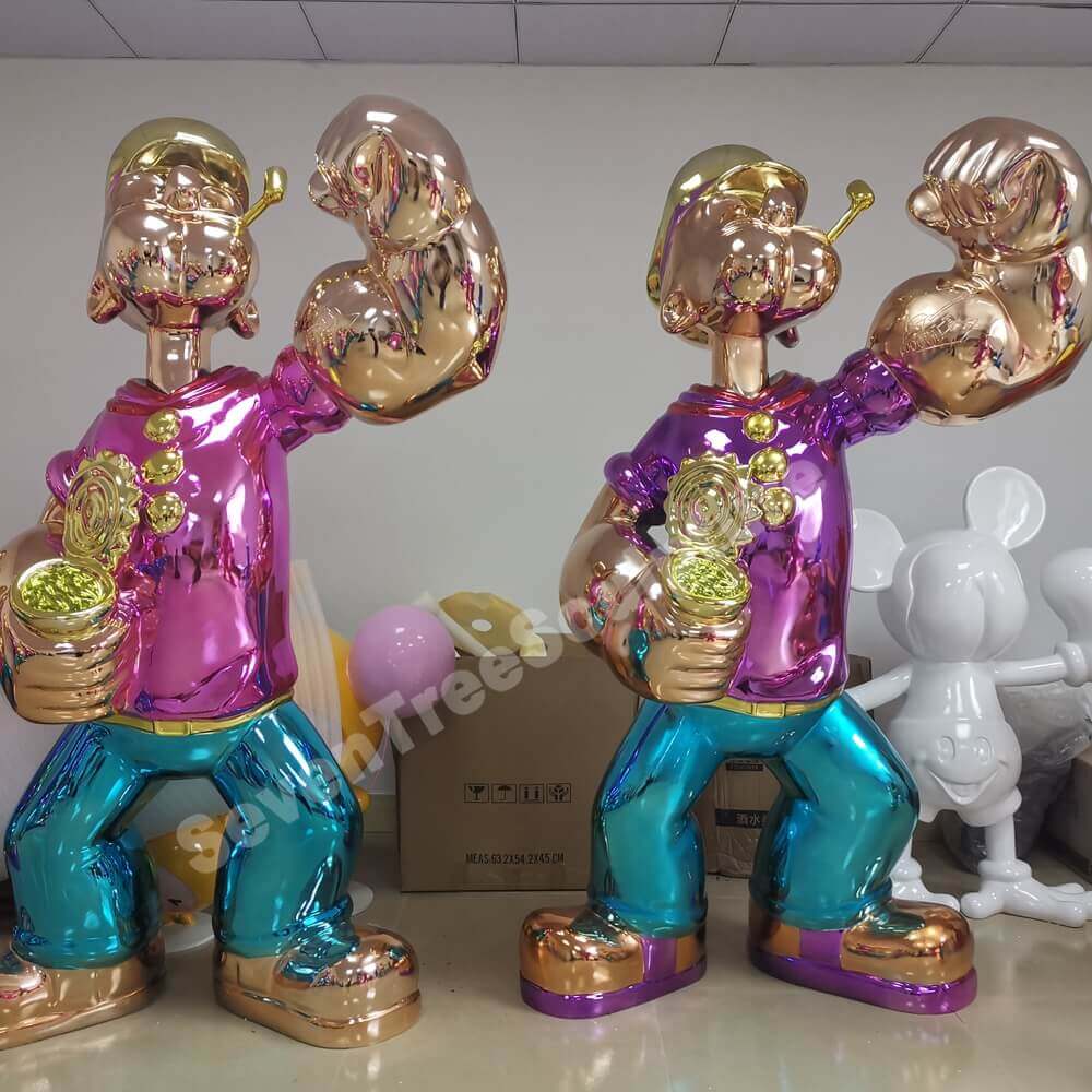 jeff koons popeye sculpture