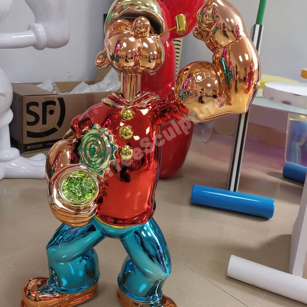 jeff koons popeye sculpture