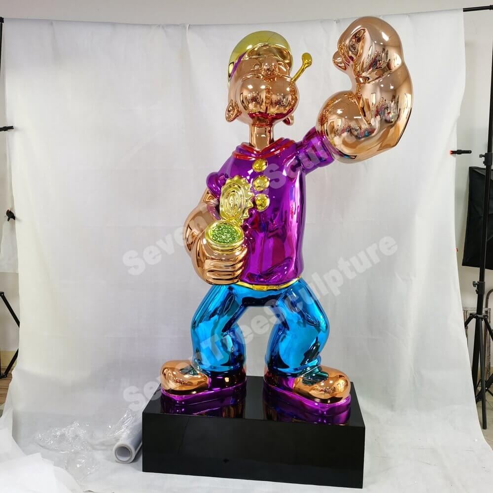 jeff koons popeye sculpture