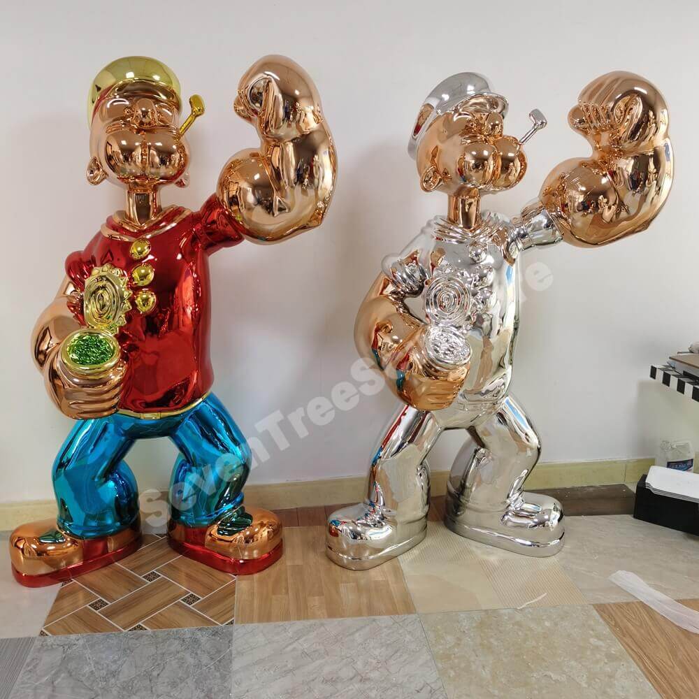 jeff koons popeye sculpture