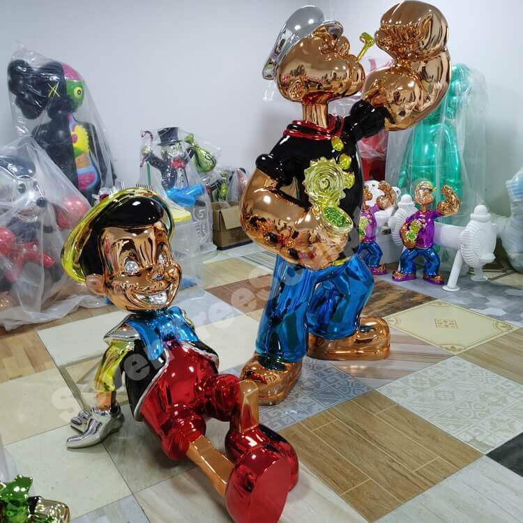 balloon series sculpture jeff koons popeye statue