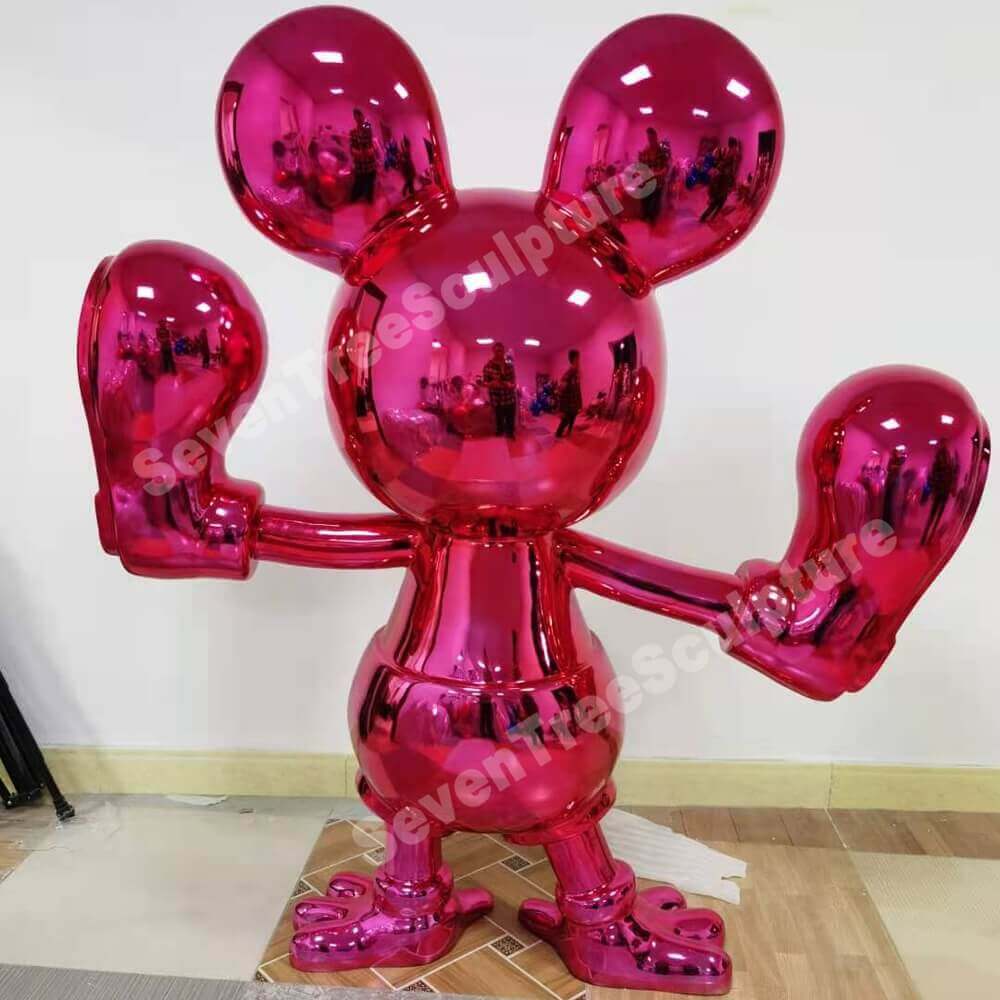 Freaky Mouse Pink Sculpture