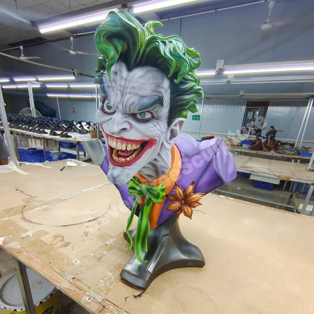 Production Peek: The Joker Life-Size Bust 