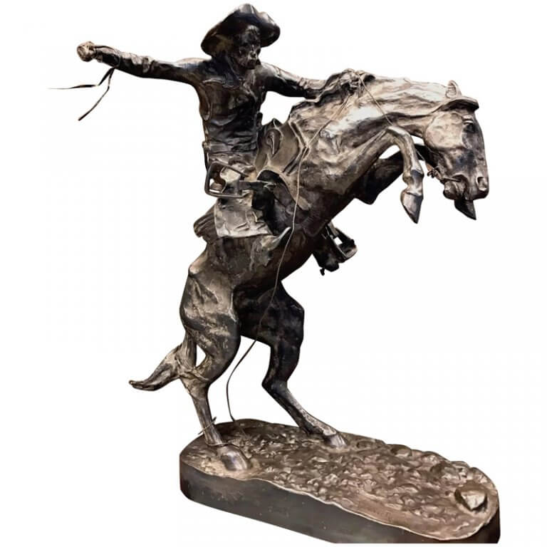 Bronze Frederic Remington Statues For Sale SevenTreeSculpture