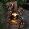 Antique Bronze Garden Statues For Sale - Image 4