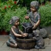 Antique Bronze Garden Statues For Sale - Image 3