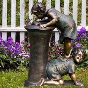 Antique Bronze Garden Statues For Sale