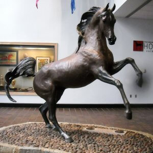 Antique Bronze Arabian Horse Statues For Sale