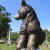 Life Size Bronze Bear Sculpture For Sale - Image 2