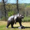 Life Size Bronze Bear Sculpture For Sale - Image 3