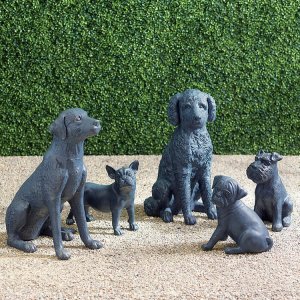 Life Size Bronze Dog Statue For Sale