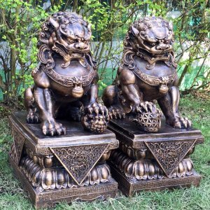 Bronze Foo Dogs For Sale