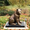 Bronze Grizzly Bear Statue For Sale - Image 2