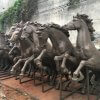 Antique Brass Horse Statues For Sale - Image 2