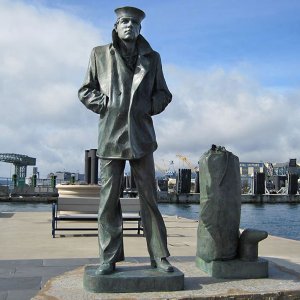 Bronze Lone Sailor Statue For Sale
