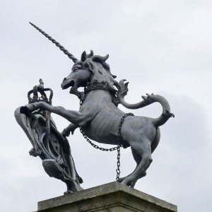 Bronze Unicorn Statue For Sale