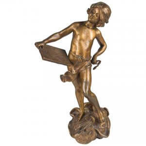 Bronze Statue By Moreau For Sale