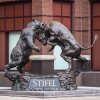 Bull And Bear Fighting Statue For Sale - Image 4