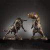 Bull And Bear Fighting Statue For Sale - Image 2