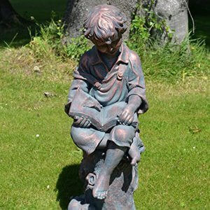 Child Reading Book Bronze Statues For Sale