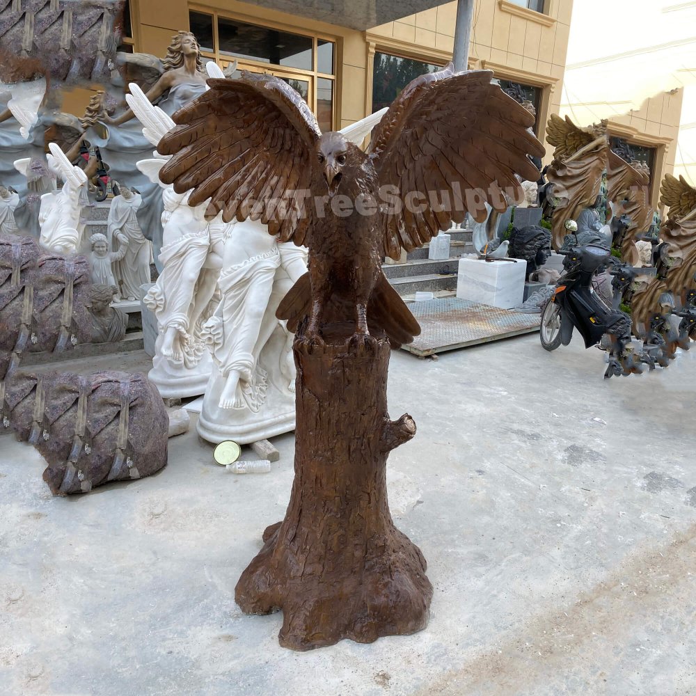 Factory Customization Bronze Eagle Statue For Sale - Image 4