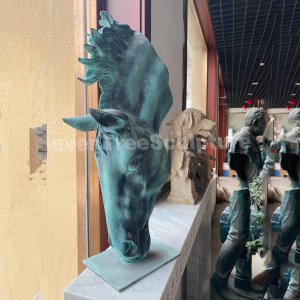Bronze Horse Head Statue For Outdoor