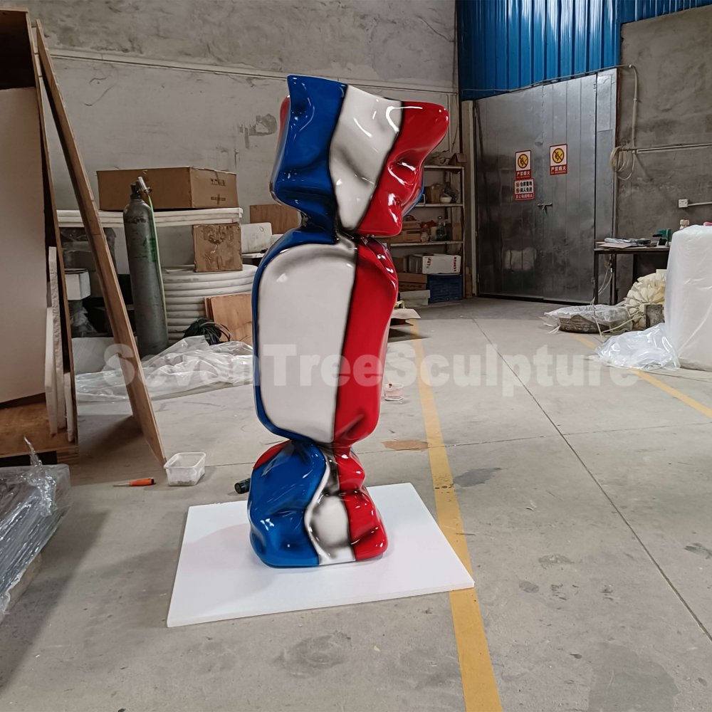 Manufacturer Flag Fiberglass Candy Sculpture For Sale