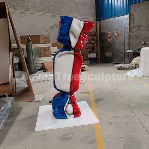 Manufacturer Flag Fiberglass Candy Sculpture For Sale