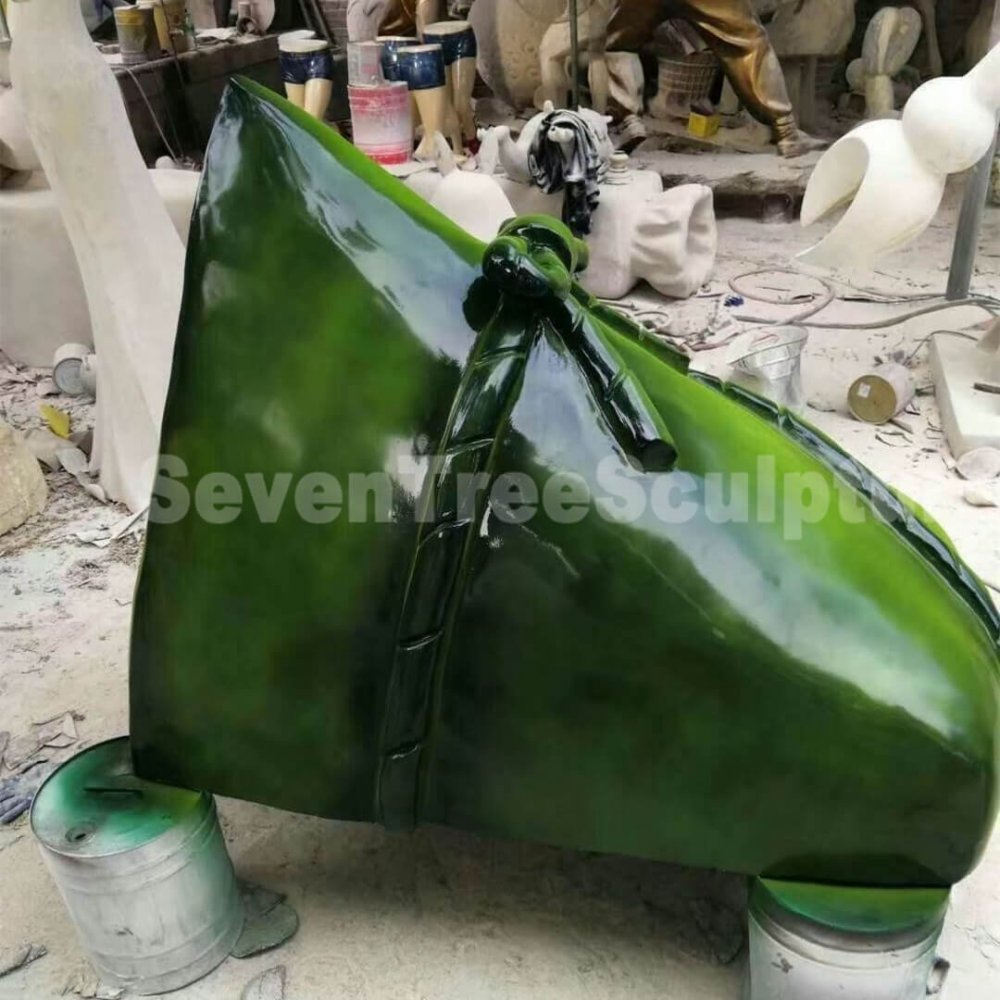 Factory Wholesale Simulation Fiberglass Zongzi Statue - Image 2