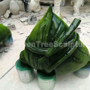 Factory Wholesale Simulation Fiberglass Zongzi Statue