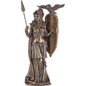 Bronze Owl Goddess Statue For Sale