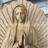 Bronze Virgin Mary Sculpture For Sale - Image 3