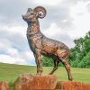 Outdoor Bronze Big Horn Sheep Sculpture For Sale