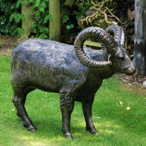 Bronze Bighorn Sheep Statue For Sale