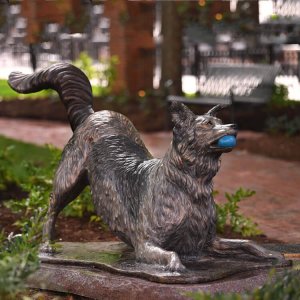 Custom Bronze Dog Sculptures For Sale