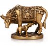 Outdoor Copper Cow Statue For Sale - Image 3