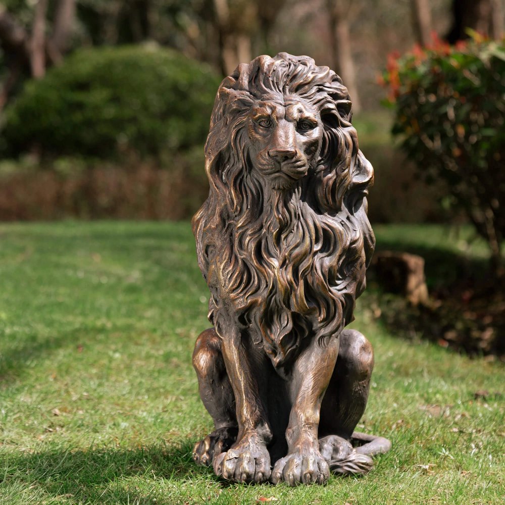 Life Size Bronze Lion Statues Outdoor - Image 4