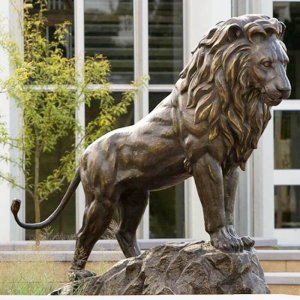 Factory Price Large Brass Lion Statue