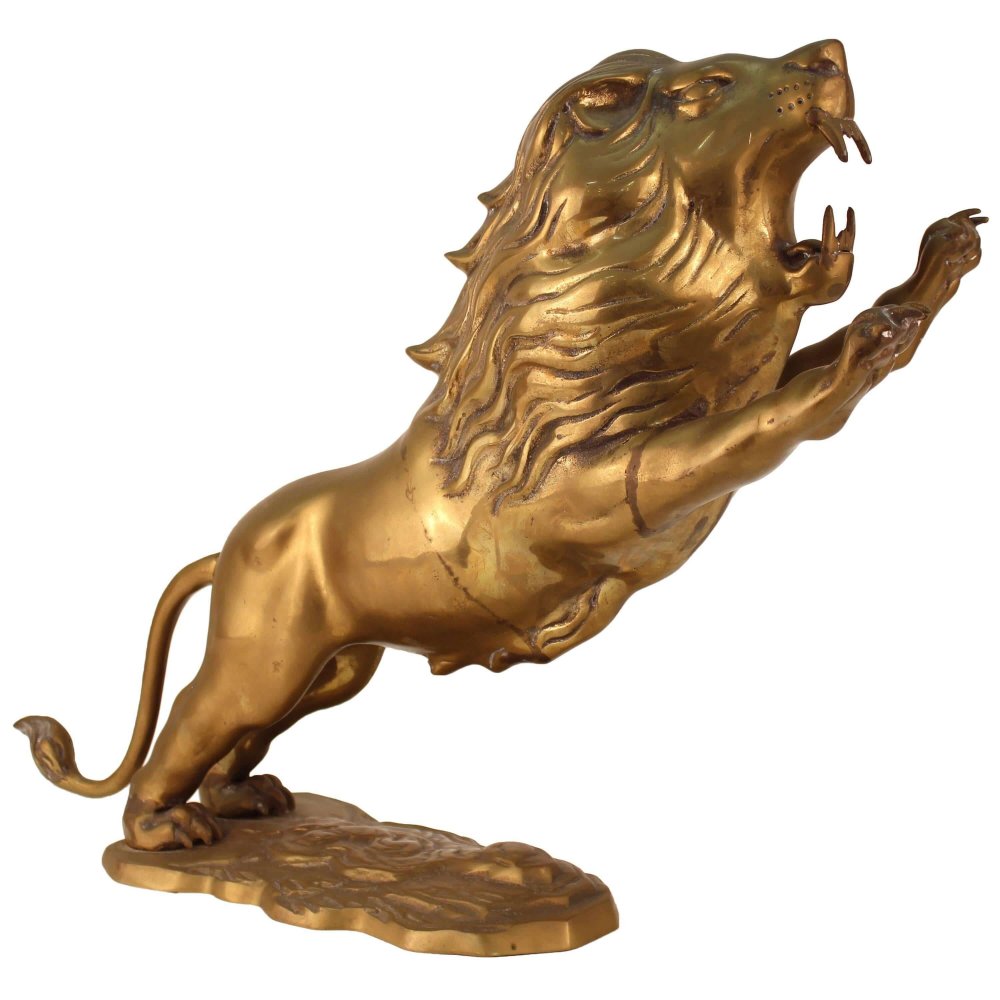Factory Customization Brass Lion Statue For Sale - Image 2
