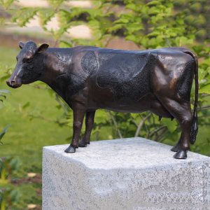 Bronze Cattle Sculpture For Sale