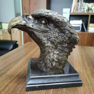 Bronze Eagle Head For Sale