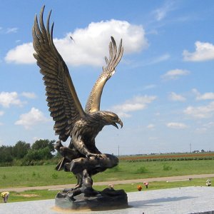 Bronze Eagle Statue For Sale